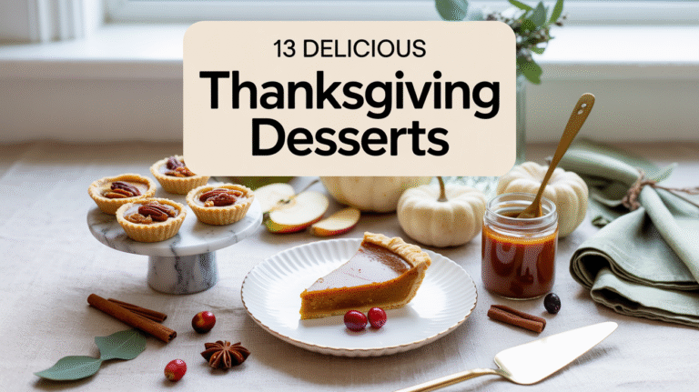 13 delicious thanksgiving desserts