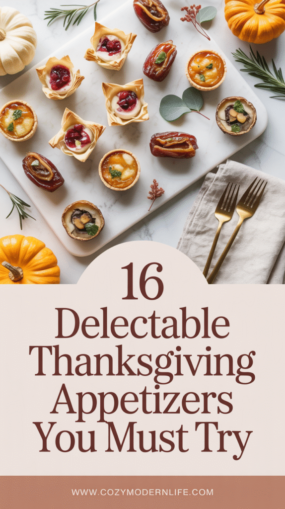 16 Thanksgiving Appetizers