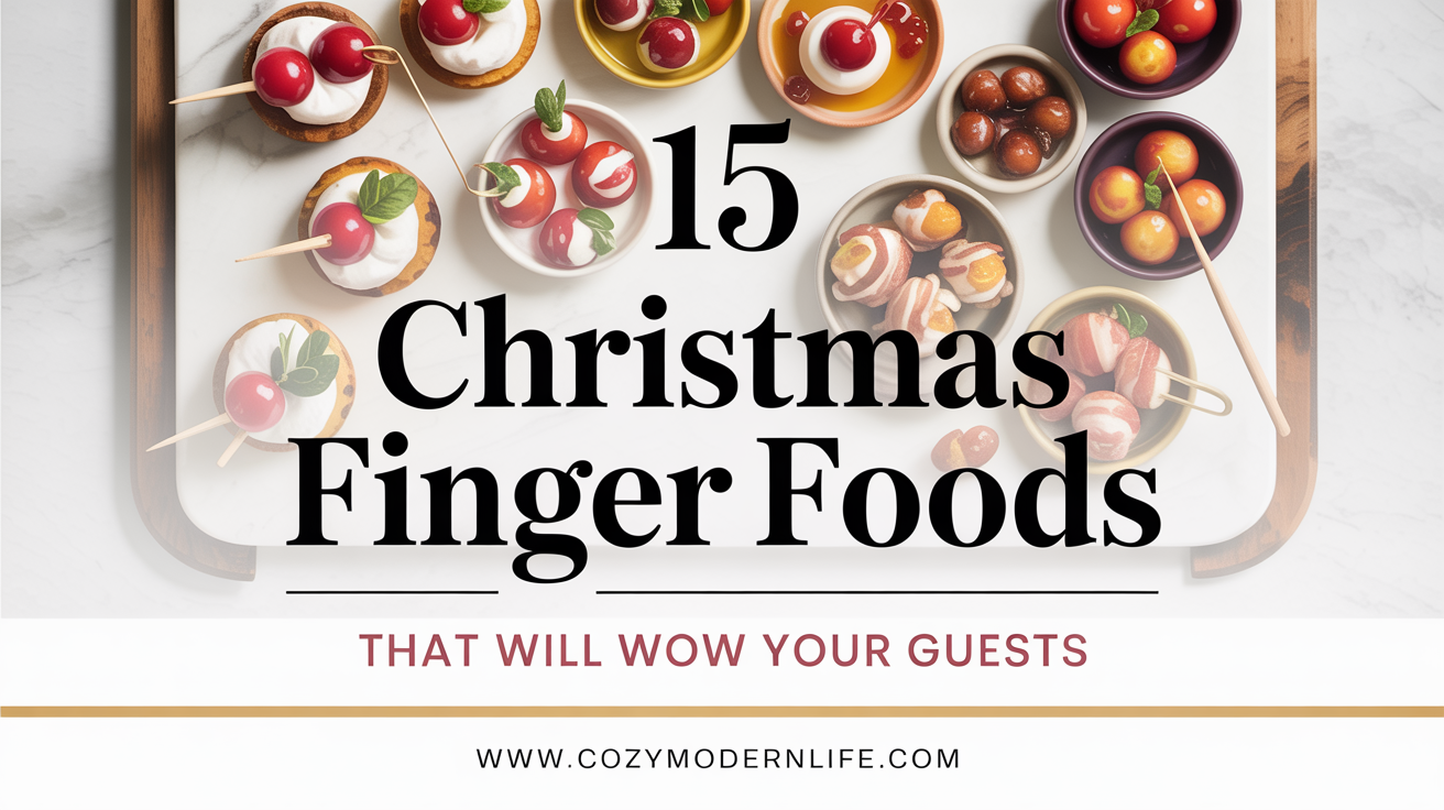 christmas finger foods