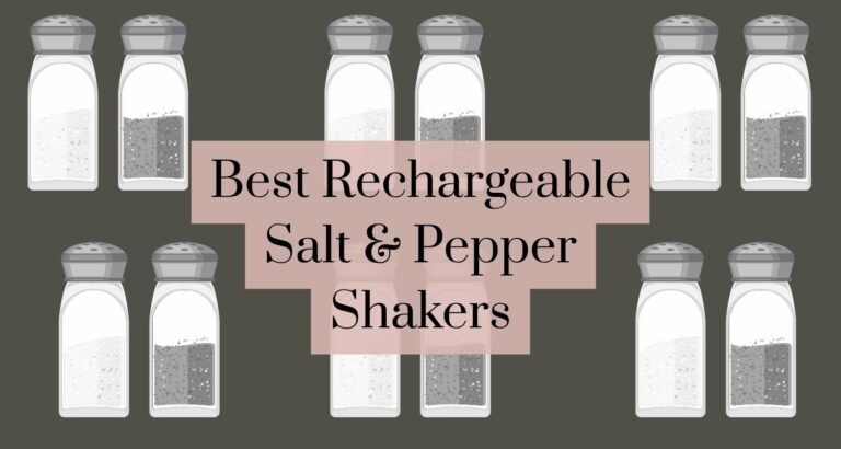 best rechargeable salt and pepper shakers
