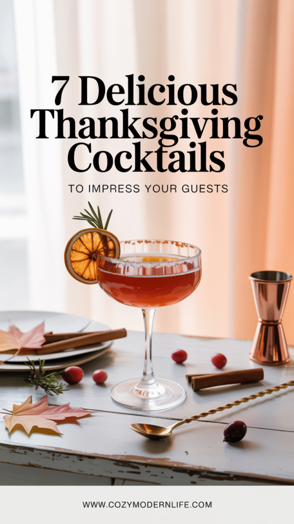 thanksgiving cocktails