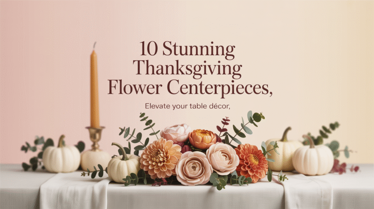 thanksgiving flower centerpieces