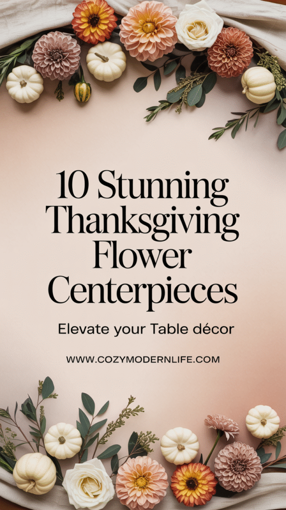 thanksgiving flower centerpieces