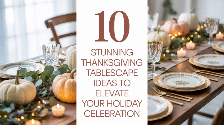 thanksgiving tablescapes